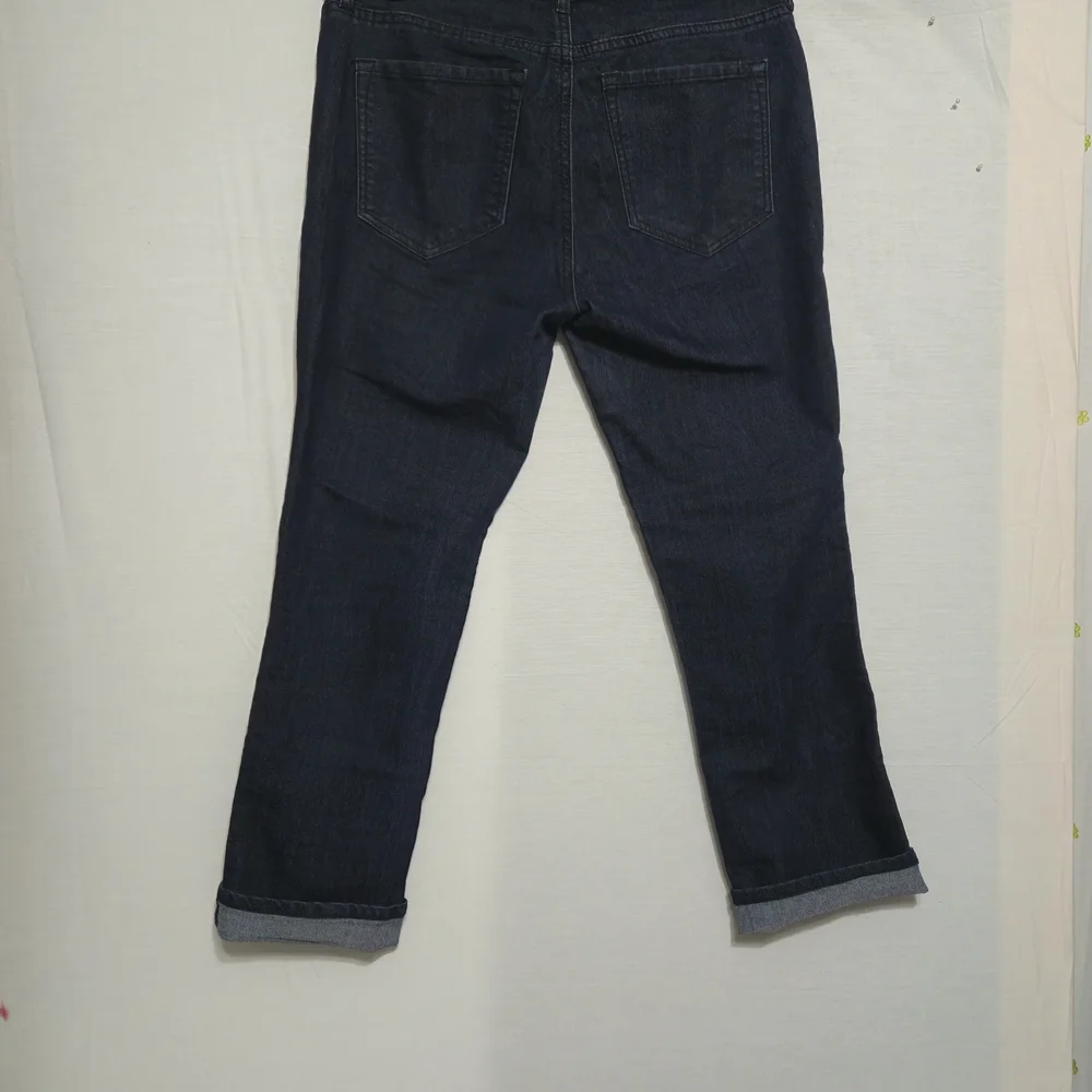 WOMEN LOFT Relaxed Dark Blue Jeans Classic Style